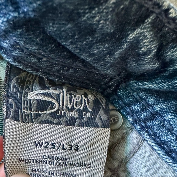 Silver Jeans Women's Boot Cut Blue Denim - Picture 3 of 4
